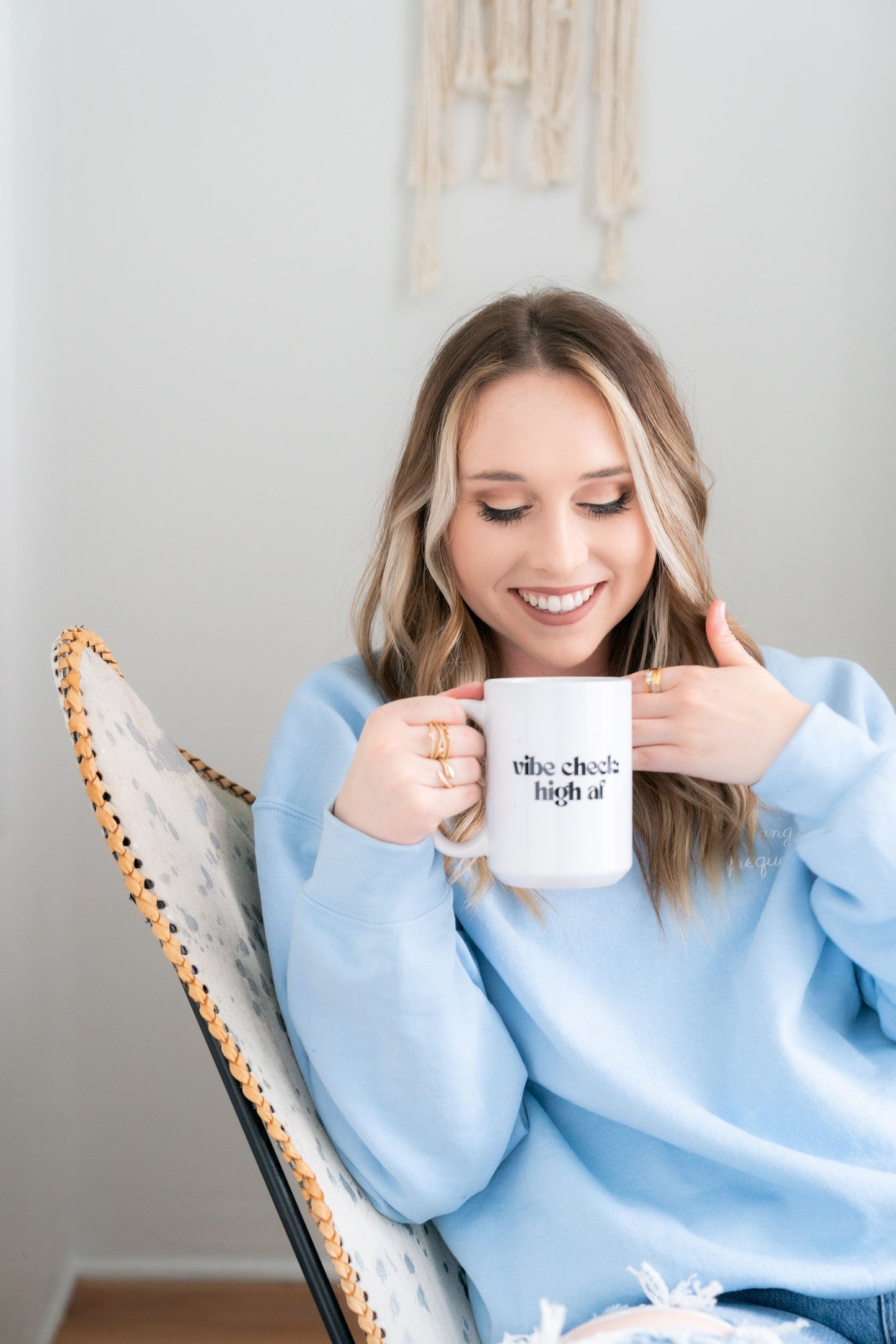 Angel Frequency 777 Sweatshirt (Light Blue)
