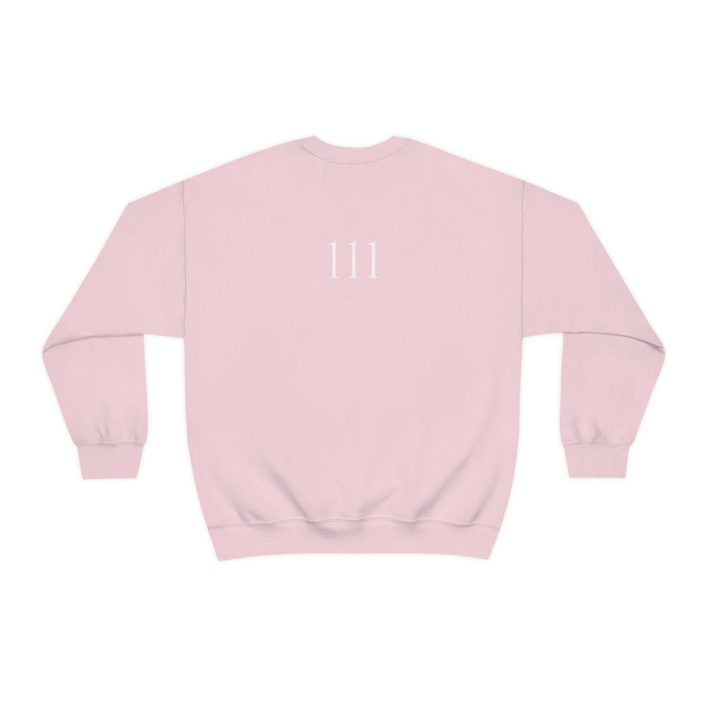 Goddess Frequency 111 Sweatshirt (Light Pink)