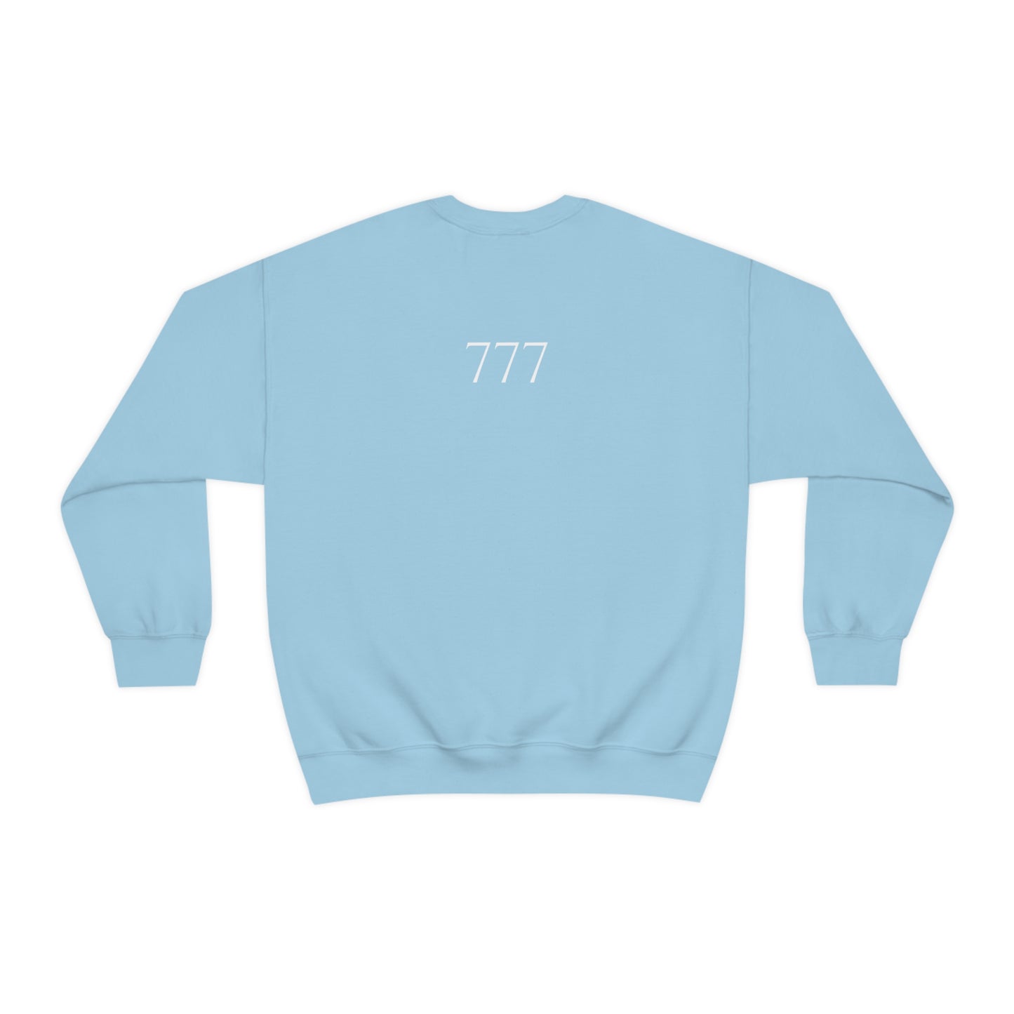 Angel Frequency 777 Sweatshirt (Light Blue)
